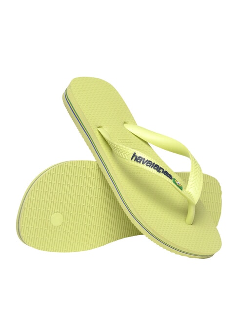 BRASIL LOGO Klapki  zielona matcha - Buty uniseks