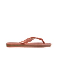 HAVAIANAS BRASIL LOGO Klapki  r&oacute;żowa glinka - Buty uniseks - 2