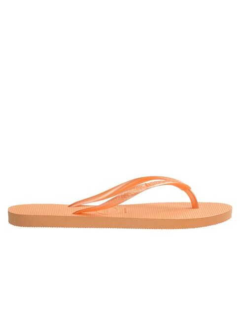 SLIM Klapki brzoskwinia - Buty damskie