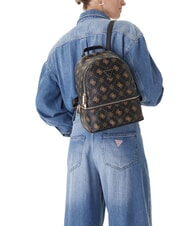 GUESS SILIA Plecak logo espresso - Torby damskie - 4