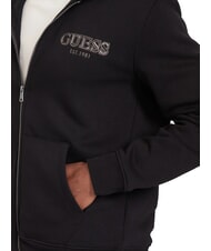 GUESS ZIP BASIC Bluza z kapturem zapinana na zamek odrzutowiec - Bluzy męskie - 3