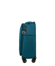 SAMSONITE BASE BREEZE Rozszerzalny w&oacute;zek na bagaż podręczny niebieski benzynowy - Bagaż podręczny - 4