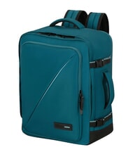 AMERICAN TOURISTER TAKE2CABIN M Plecak pod siedzenie ok easyJet całkowicie turkusowy - Plecaki szkolne i rekreacyjne - 2