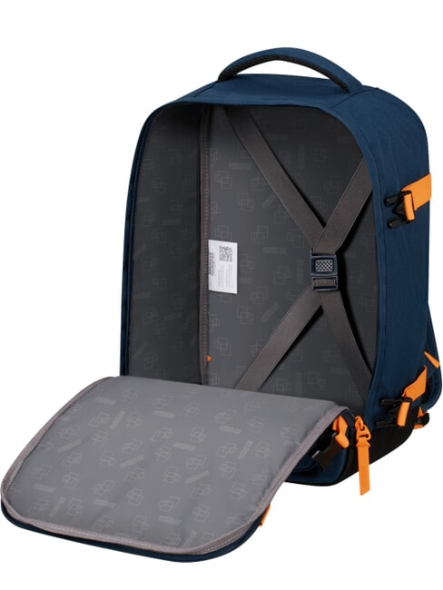 TAKE2CABIN M Plecak pod siedzenie ok easyJet ciemny granat/promienna pomarańcza - Plecaki szkolne i rekreacyjne