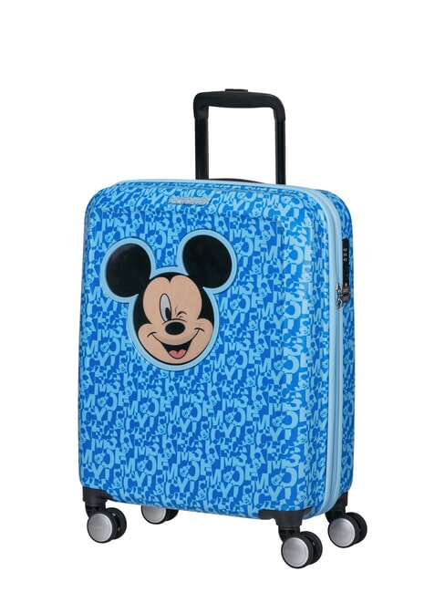 FUNLIGHT DISNEY W&oacute;zek na bagaż podręczny Myszka Miki soczewkowata niebieska - Bagaż podręczny