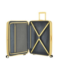 AMERICAN TOURISTER SOUNDBOX Duży, rozszerzalny w&oacute;zek pastelowy ż&oacute;łty - W&oacute;zki twarde - 2