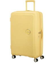 AMERICAN TOURISTER SOUNDBOX Duży, rozszerzalny w&oacute;zek pastelowy ż&oacute;łty - W&oacute;zki twarde - 3