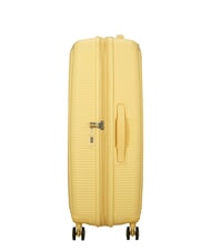 AMERICAN TOURISTER SOUNDBOX Duży, rozszerzalny w&oacute;zek pastelowy ż&oacute;łty - W&oacute;zki twarde - 4