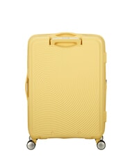 AMERICAN TOURISTER SOUNDBOX SPINNER W&oacute;zek średni, rozszerzalny pastelowy ż&oacute;łty - W&oacute;zki twarde - 5