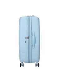 AMERICAN TOURISTER SOUNDBOX SPINNER W&oacute;zek średni, rozszerzalny PASTELOWY NIEBIESKI - W&oacute;zki twarde - 4