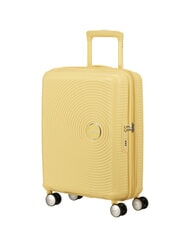 AMERICAN TOURISTER SOUNDBOX Mały w&oacute;zek rozszerzalny pastelowy ż&oacute;łty - Bagaż podręczny - 3