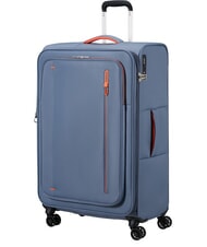 AMERICAN TOURISTER CLOUDRIDER Duży, rozkładany w&oacute;zek niebieski kamień - W&oacute;zki p&oacute;łsztywne - 3