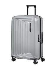 SAMSONITE NUON Średni w&oacute;zek rozszerzalny matowy srebrny - W&oacute;zki twarde - 3