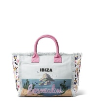BRACCIALINI SUMMER Torba pł&oacute;cienna z nadrukiem Ibiza - Torby damskie - 3