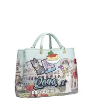 BRACCIALINI CARTOLINE Torebka ROME z paskiem na ramię wielo - Torby damskie - 2