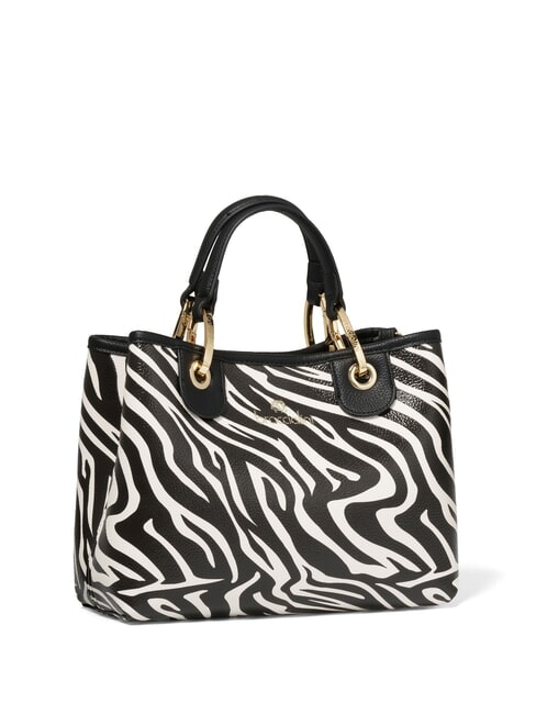 BETH SPECIAL Średniej wielkości torebka z kopert&oacute;wką zebra - Torby damskie