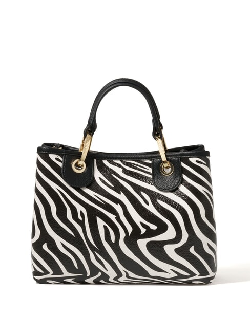 BETH SPECIAL Średniej wielkości torebka z kopert&oacute;wką zebra - Torby damskie