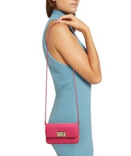FURLA 1927 Mała sk&oacute;rzana torba na ramię r&oacute;żowy - Torby damskie - 5
