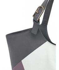 FURLA FLOW Torba na ramię ze sk&oacute;ry z nadrukiem pianka+aura+gleba - Torby damskie - 3
