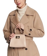 FURLA 1927 Mała sk&oacute;rzana torebka z nadrukiem Ares balerina - Torby damskie - 5