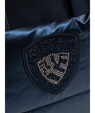 BLAUER PADDED NYLON Średniej wielkości torba z paskiem na ramię GRANATOWY - Torby damskie - 3