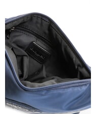 BLAUER PADDED NYLON Miękka kopert&oacute;wka z logo wysadzanym kryształkami GRANATOWY - Torby damskie - 5