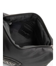 BLAUER PADDED NYLON Miękka kopert&oacute;wka z logo wysadzanym kryształkami CZARNY - Torby damskie - 5