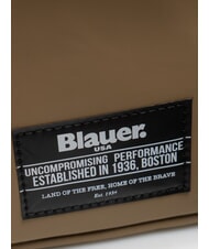 BLAUER RUBBER Mała gumowana torba ZIELONY WOJSKOWY - Torby na ramię męskie - 3