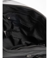 BLAUER PADDED NYLON Puszysta torba na ramię z logo wysadzanym kryształkami CZARNY - Torby damskie - 5