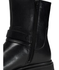 BLAUER CLARE Sk&oacute;rzane botki CZARNY - Buty damskie - 3