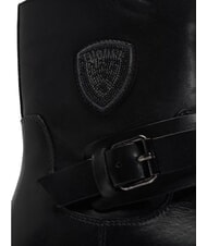 BLAUER CLARE Sk&oacute;rzane botki CZARNY - Buty damskie - 4