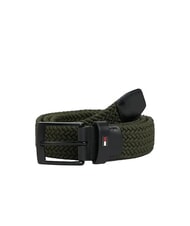 TOMMY HILFIGER ADAN Pasek zielony lis - Paski - 3