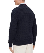 TOMMY HILFIGER TH  Sweter z okrągłym dekoltem pustynne niebo - Koszulki męskie - 2