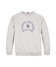 TOMMY HILFIGER TH KIDS Bluza z okrągłym dekoltem i nadrukiem jasnoszary wrzos - Bluzy dziecięce - 4