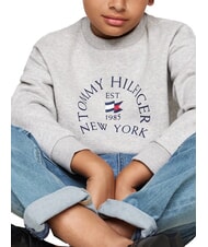 TOMMY HILFIGER TH KIDS Bluza z okrągłym dekoltem i nadrukiem jasnoszary wrzos - Bluzy dziecięce - 5
