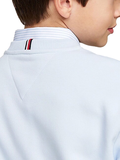 TH KIDS Bluza z okrągłym dekoltem i nadrukiem przewiewny niebieski - Bluzy dziecięce
