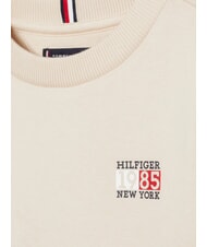 TOMMY HILFIGER TH KIDS Bluza z okrągłym dekoltem i logo krem kaszmirowy - Bluzy dziecięce - 3