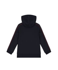 TOMMY HILFIGER TH KIDS Bluza z kapturem i logo na rękawie pustynne niebo - Bluzy dziecięce - 4