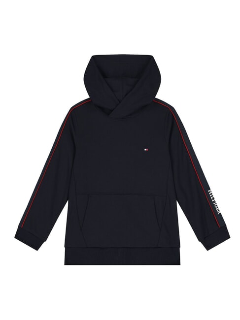 TH KIDS Bluza z kapturem i logo na rękawie pustynne niebo - Bluzy dziecięce