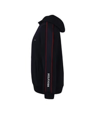 TOMMY HILFIGER TH KIDS Bluza z kapturem i logo na rękawie pustynne niebo - Bluzy dziecięce - 3