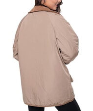TOMMY HILFIGER TH Dwustronna kurtka średniej długości klasyczny khaki - Kurtki damskie - 4