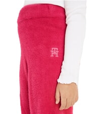 TOMMY HILFIGER TH KIDS Miękkie, luźne spodnie gorąca magenta - Spodnie dziecięce - 3