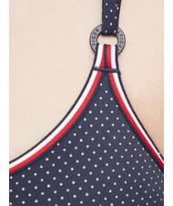 TOMMY HILFIGER TH G&oacute;ra bikini typu bandeau niebo pustyni w kropki - Stroje kąpielowe damskie - 3