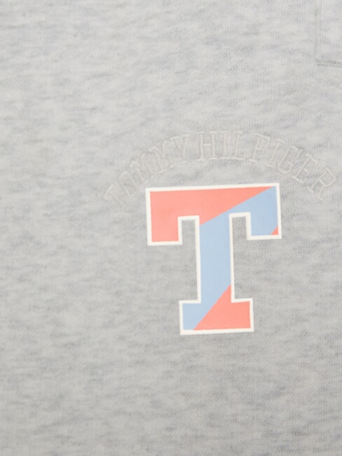 TH KIDS Spodnie dresowe z logo nowy jasnoszary melanż - Dresy dziecięce
