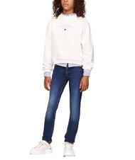 TOMMY HILFIGER TH KIDS Spodnie jeansowe o dopasowanym kroju autentyczne rozciąganie - Spodnie dziecięce - 4