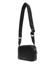 CALVIN KLEIN SIGNATURE LOGO STRAP Torba na aparat fotograficzny o podw&oacute;jnej funkcji czarny / stare srebro - Torby damskie - 2