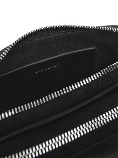 SIGNATURE LOGO STRAP Torba na aparat fotograficzny o podw&oacute;jnej funkcji czarny / stare srebro - Torby damskie