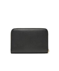 CALVIN KLEIN EMBOSSED LOGO Średni portfel zapinany na zamek czarny/prażony kokos - Portfele damskie - 3