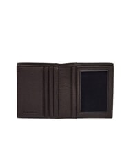 CALVIN KLEIN FOIL EMBOSS  Pionowy portfel sk&oacute;rzany ck ciemnobrązowy - Portfele męskie - 2