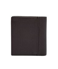 CALVIN KLEIN FOIL EMBOSS  Pionowy portfel sk&oacute;rzany ck ciemnobrązowy - Portfele męskie - 4
